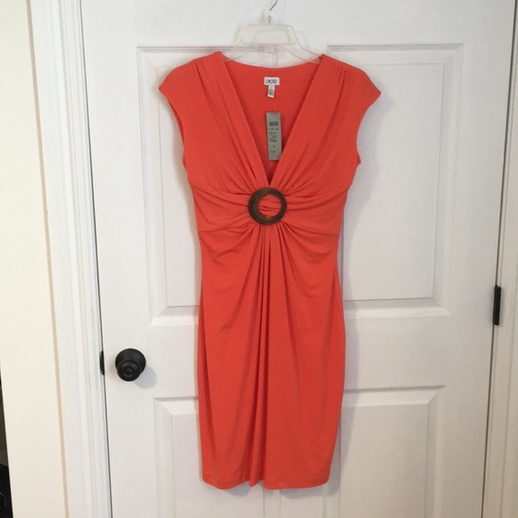 Cache Dresses & Skirts - Cache capped sleeve summer dress